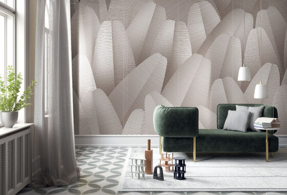 Indoor Decoration Custom Stone Slab 900mmx2700mm Artistic Stone Slab