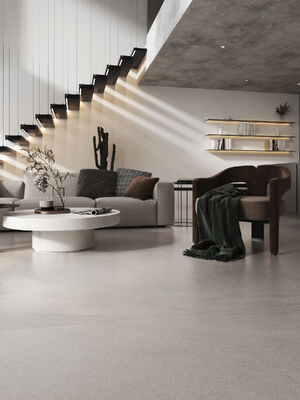 Matera Sandstone Modern Living Room Tiles Light Gray Abrasion Resistant