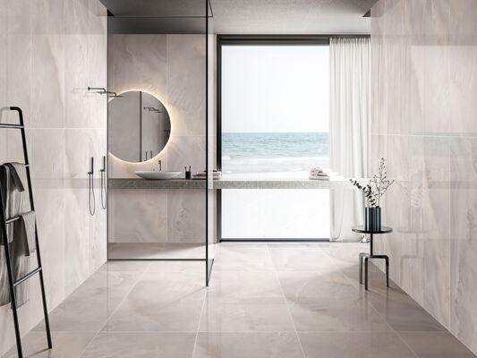 Iranian Agate Porcelain Indoor Tiles Stain Resistance Easy Cleaning For Bathroom