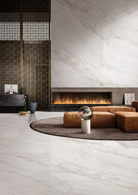 Super White Texture Non Slip Indoor Tiles Soft Light Fish Maw Gold Room Floor Tiles