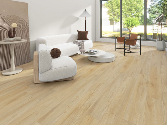 Ash Wood Waterproof Spc Tiles Flooring Scratch And Abrasion Resistant