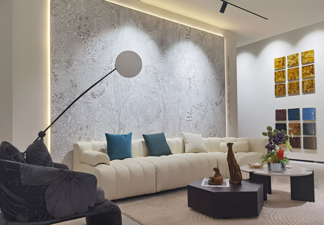 Light Luxury Decorative Stone Panel Jungle Waltz Three In One Modern And Minimalist