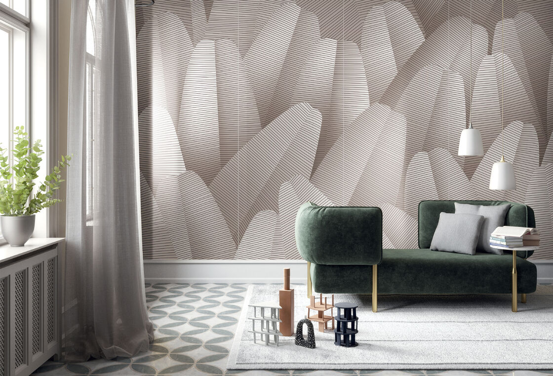 Indoor Decoration Custom Stone Slab 900mmx2700mm Artistic Stone Slab