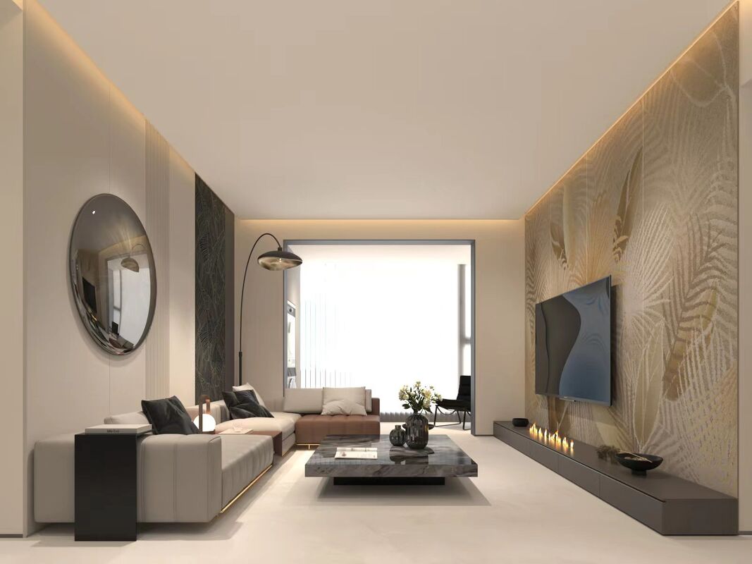 Rainforest Stone Slab Background Stylish Design Easy Installation For Large House