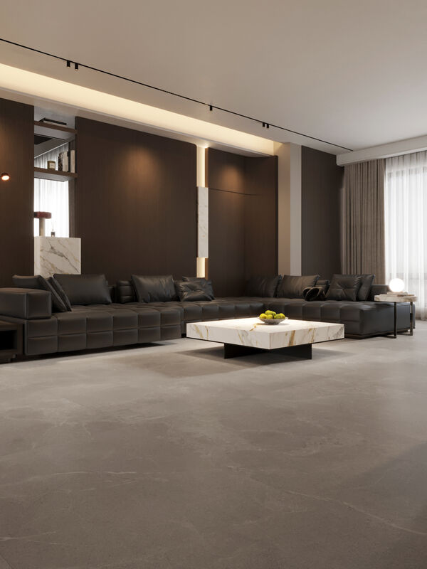 Milk Coffee Modern Living Room Tiles Easy Maintenance Fade Resistant