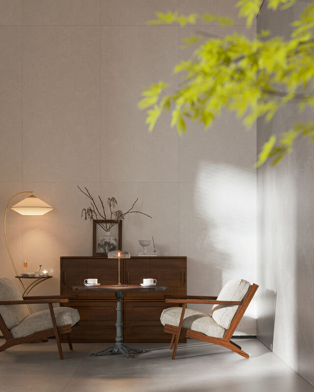 Eco Friendly Beige Living Room Tiles 900mmx1800mm Non Toxic And Odorless