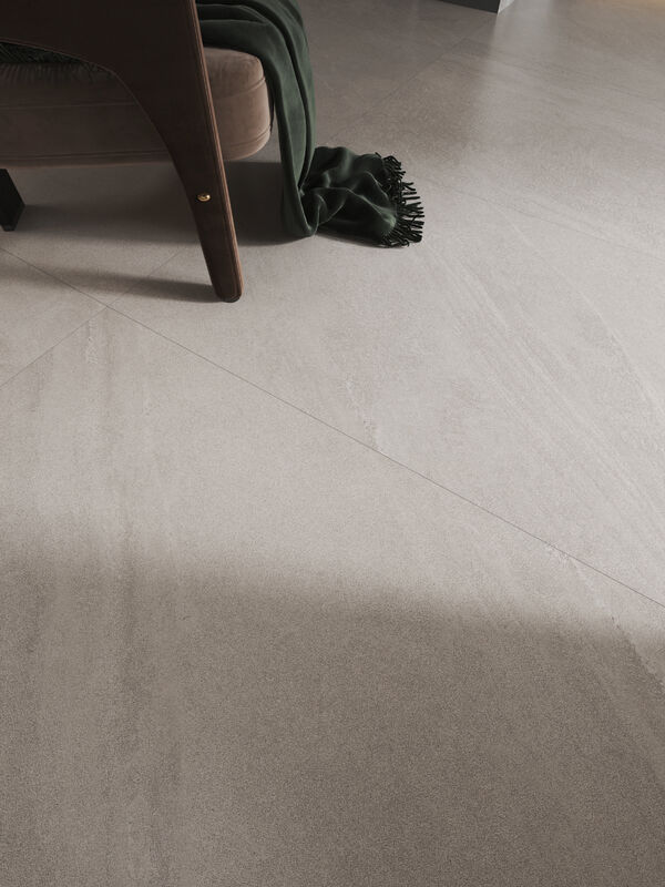 Matera Sandstone Modern Living Room Tiles Light Gray Abrasion Resistant