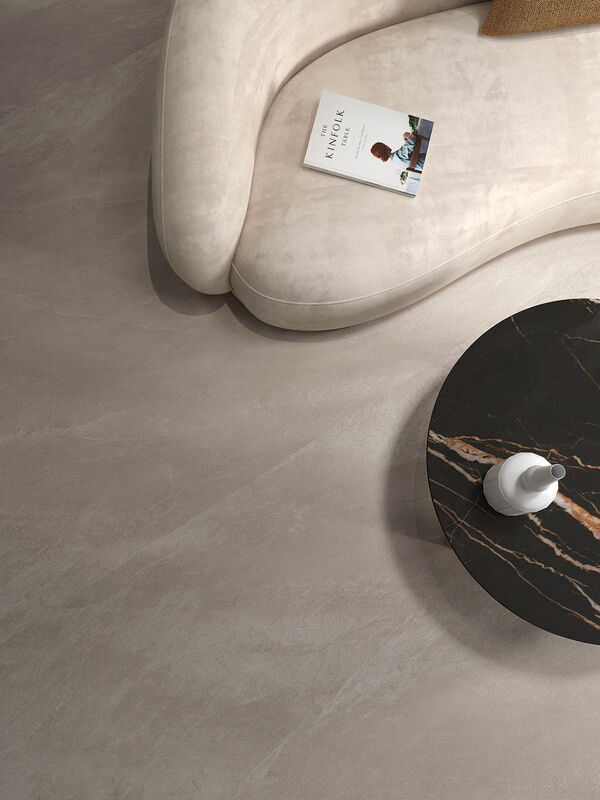 Customization Non Slip Indoor Tiles Light Grey Easy Cleaning Living Room Floor Tiles