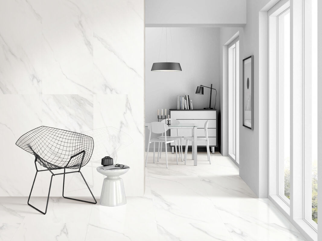 Modern Large Bathroom Tiles Anti Slip Surface Enhanced Safety For Child And Elders