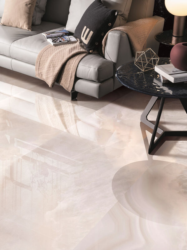 Iranian Agate Porcelain Indoor Tiles Stain Resistance Easy Cleaning For Bathroom