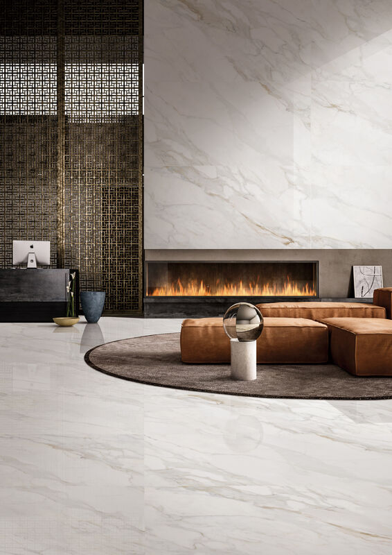 Super White Texture Non Slip Indoor Tiles Soft Light Fish Maw Gold Room Floor Tiles