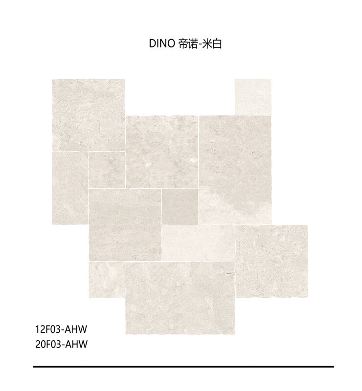 Beige Limestone Pavers Outdoor Temperature And UV Resistance For Long Term Use