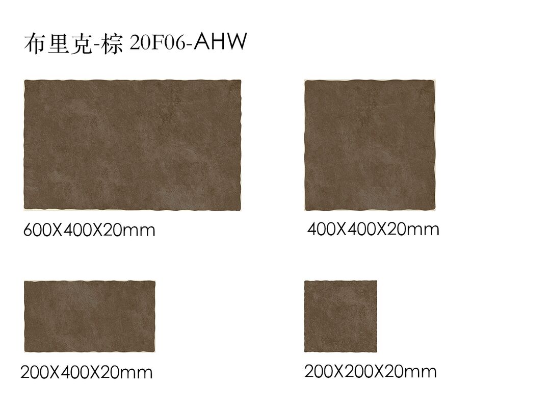 20 Millimeters Thick Outdoor Limestone Flooring Brick Brown External Limestone Tiles