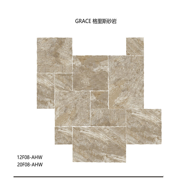 Smooth Surface Limestone Tiles Outdoor Anti Slip For High End Courtyards