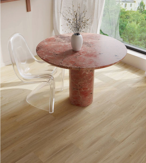 Ash Wood Waterproof Spc Tiles Flooring Scratch And Abrasion Resistant