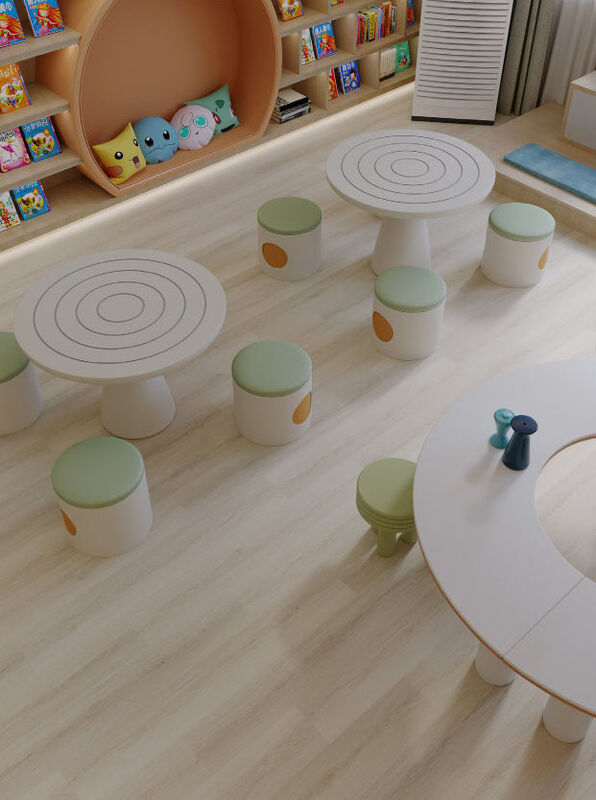 Stain Resistant Waterproof Spc Flooring London Oak Spc Floor Tiles Customization