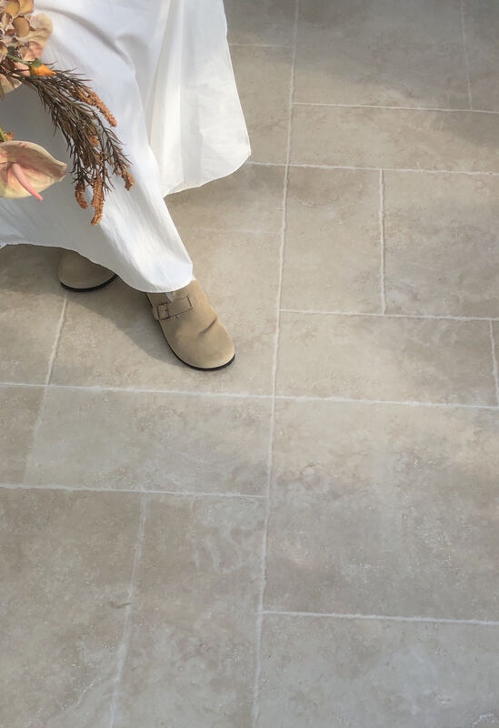 Cave Lime Stone Tiles Limestone Exterior Tiles Decoration For High End Courtyards