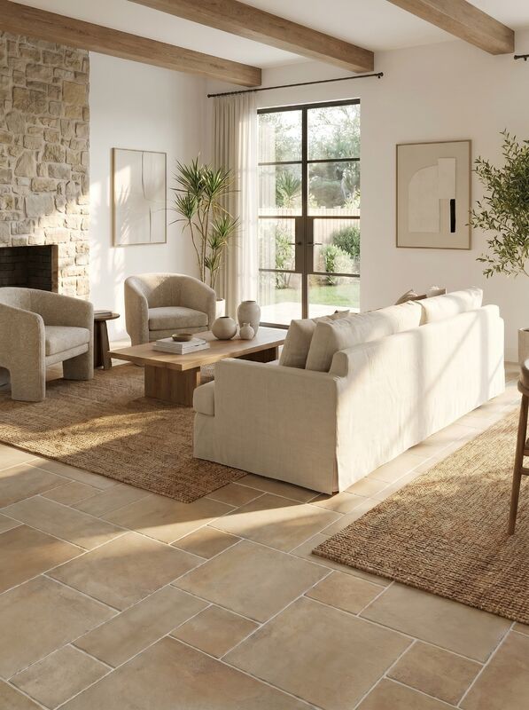 Curved-edge Lame Stone Mixing and laying of 4 different specifications together